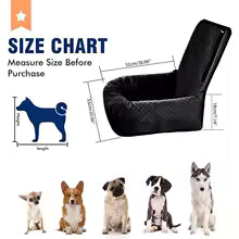 Premium Waterproof Car Seat Cover for Dogs – Scratch-Proof, Durable & Easy-to-Clean Front Seat Protector